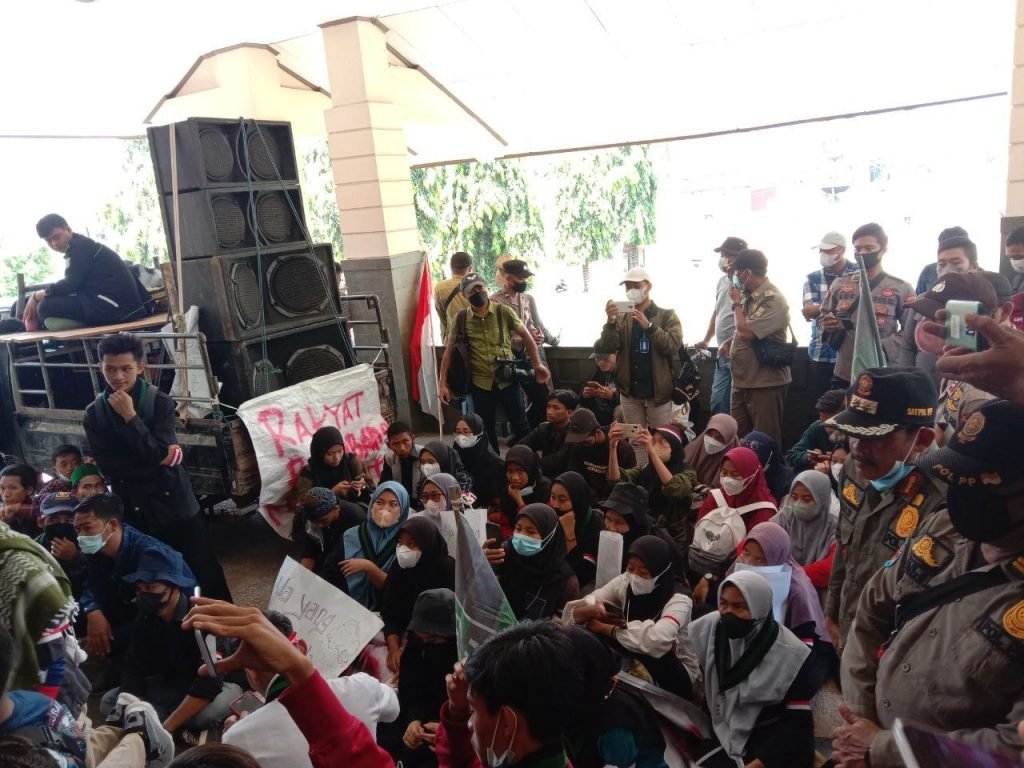 Aksi Demo Pelajar dan Mahasiswa di Rembang 11 April Datangi Kantor DPRD