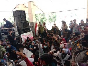 Aksi Demo Pelajar dan Mahasiswa di Rembang 11 April Datangi Kantor DPRD