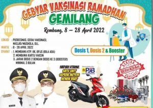 Vaksinasi Booster Rembang Menjanjikan Hadiah Sepeda Motor