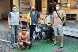 Pemuda Curi Motor Dinas Anggota Polsek Sarang Rembang, Begini Nasibnya