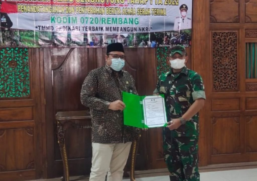 Program TMMD Rembang Menyasar Desa Sendangmulyo