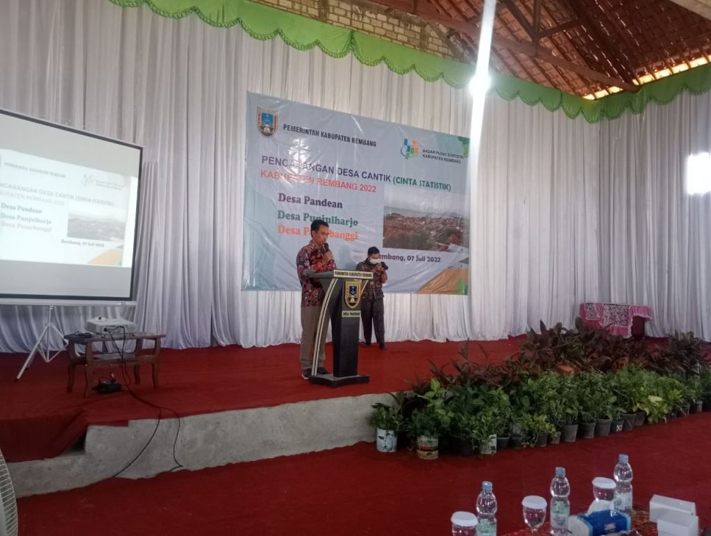 Tiga Desa di Rembang Dicanangkan Jadi Desa Cinta Statistik