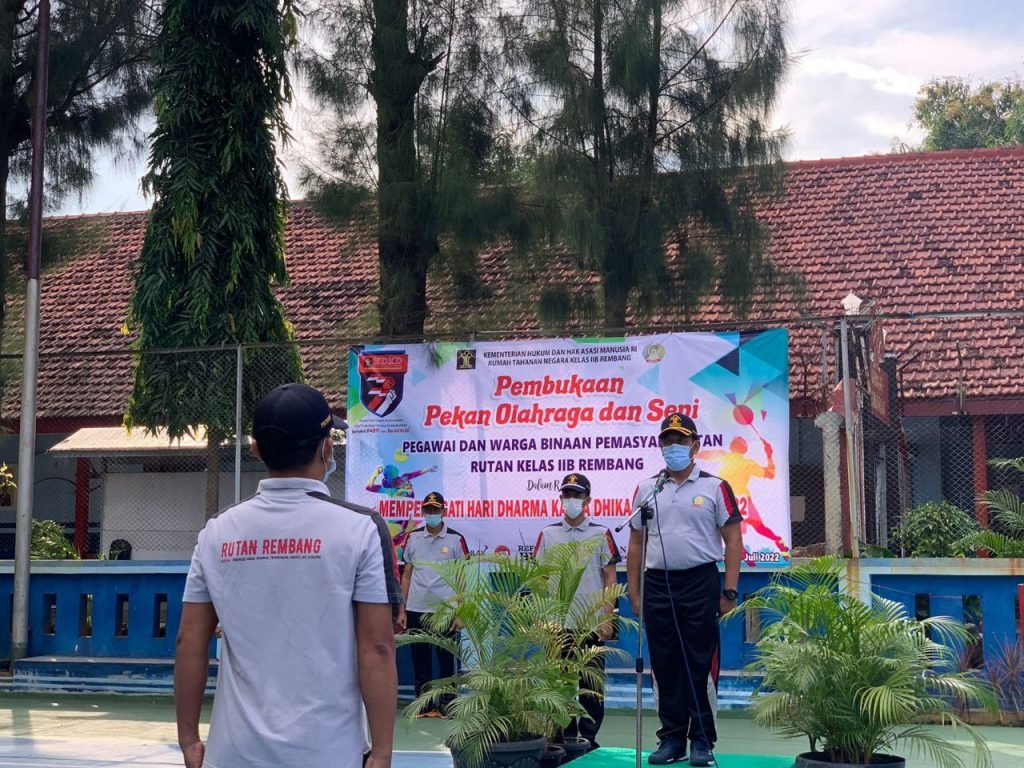 Rutan II B Rembang Gelar Berbagai Kegiatan untuk Peringati Hari Dharma Karya Dhika Kemenkumham