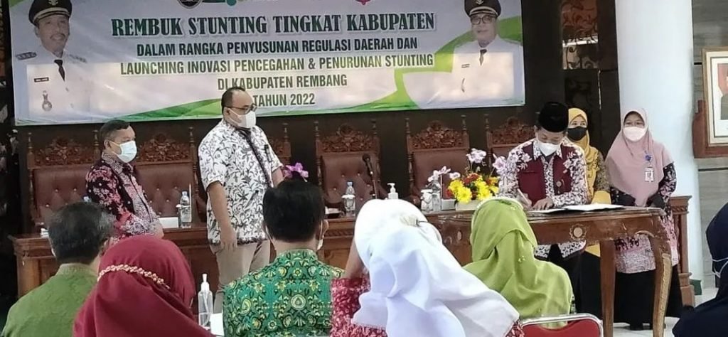 Pemkab Rembang Komitmen Tekan Angka Stunting Melalui Inovasi Raga Genting dan Telponi