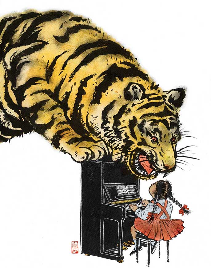 Pola Asuh Tiger Parenting, Benarkah Membuat Anak Sukses?