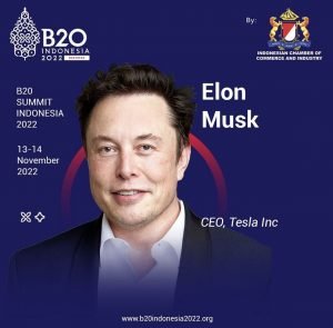 Elon Musk Pakai Batik Di B20, Diminta Luncurkan Roket SpaceX Dari Indonesia