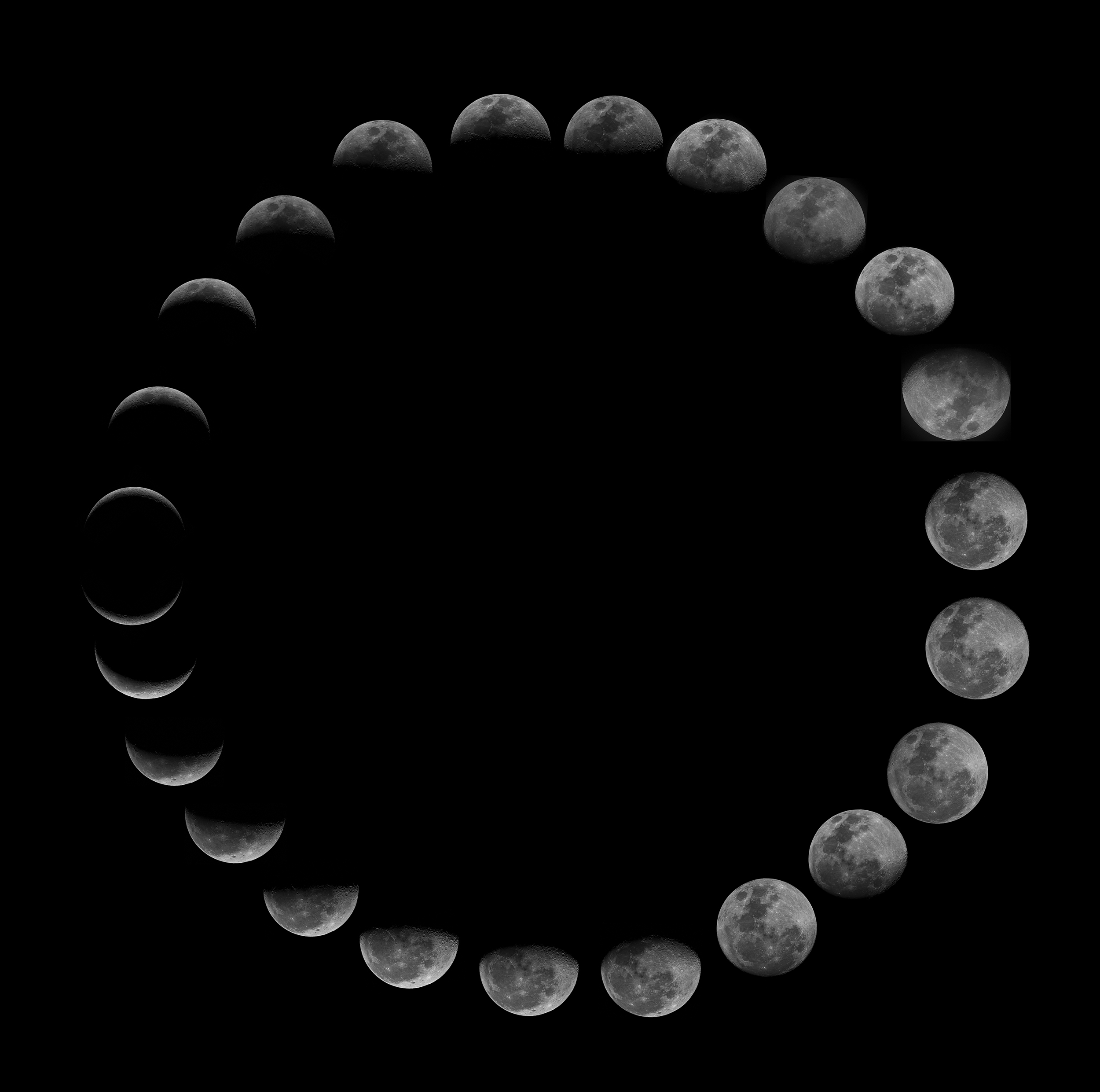Inilah Cara Mendapatkan Gambar Moon Phase yang Viral
