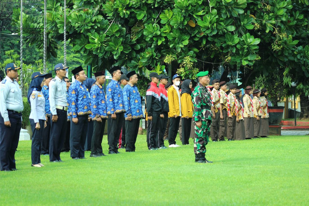 Foto: upacara peringatan hari bela negara (Sumber: Rembangkab)