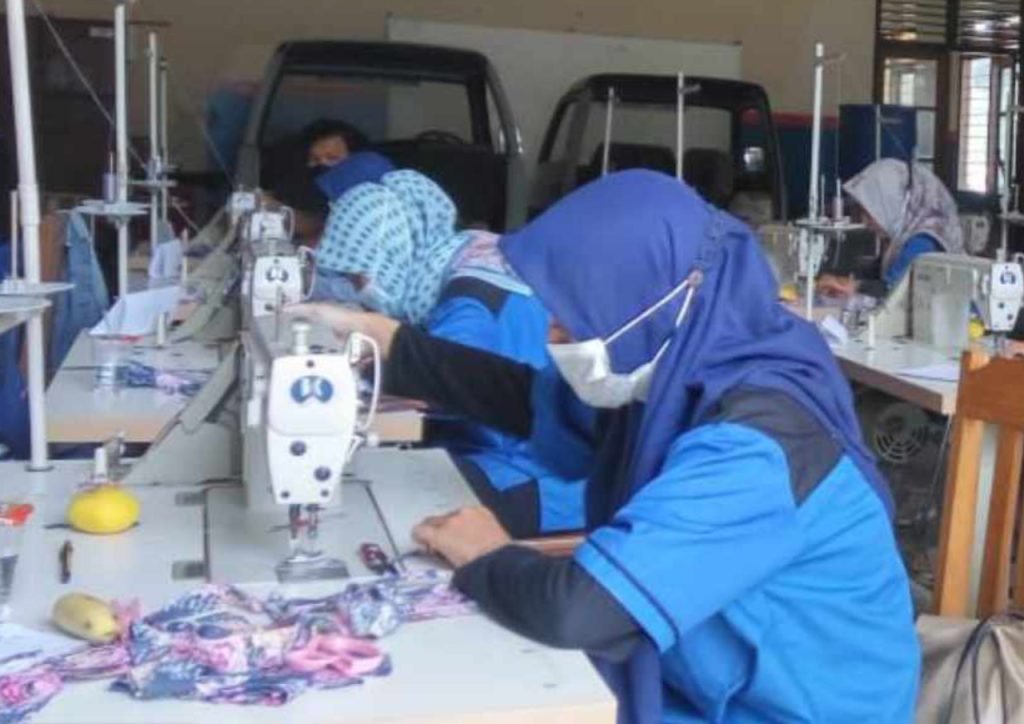Foto: Pelatihan menjahit BLK Rembang (Sumber: istimewa)