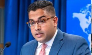 Foto: juru bicara Departemen Luar Negeri AS Vedant Patel (Sumber: Twitter)