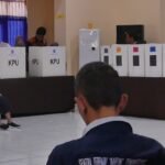 Foto: Simulasi pemungutan suara (Sumber: Jatengprov)