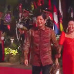 Foto: Presiden Philipina, Ferdinand R Marcos memakai baju batik tulis Lasem di Gala Dinner KTT ASEAN (Sumber: rembangkab)
