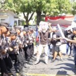 Foto: Simulasi Kerusuhan Pemilu (Sumber: rembangkab)
