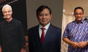 Foto: Anies Baswedan, Ganjar Pranowo dan Prabowo Subianto (Sumber: istimewa)