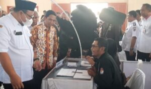 Foto: Simulasi Pemungutan Suara di Rembang (Sumber: rembangkab)