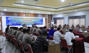 Latihan Pra Operasi Keselamatan Candi 2024 / polres rembang