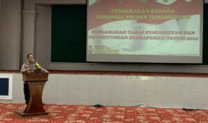 Sebanyak 478 Petugas Keamanan dan Ketertiban TPS Temanggung Siap Bertugas di Pemilu 2024/jatengprov