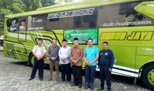 Foto: Ilustrasi armada bus mudik gratis (Sumber: rembangkab)