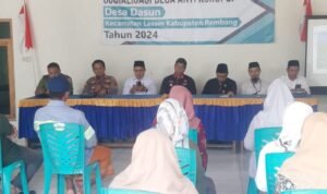 Foto: Sosialisasi Desa Anti Korupsi Dilakukan di Desa Dasun Kecamatan Lasem (polres rembang)
