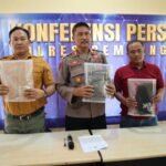 Foto: konferensi pers pada Rabu (22/05/2024) di ruang Humas Polres Rembang (Sumber: polres rembang)