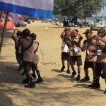 Foto: Pesta Siaga tingkat Jawa Tengah Regional 1 di Pantai Karangjahe (Sumber: rembangkab)
