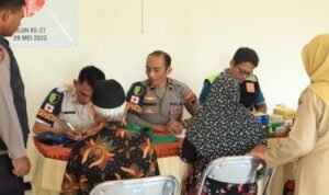 Peringatan Hari Bhayangkara ke-78, Polres Rembang Gelar Pengobatan Gratis