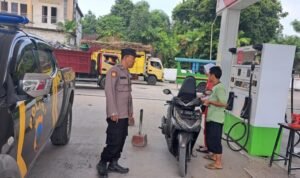 Jajaran Polres Rembang Pastikan Kemanan Stok BBM