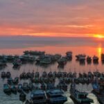 Foto: Sunset di Watu Layar Rembang (Sumber: visi Jateng)