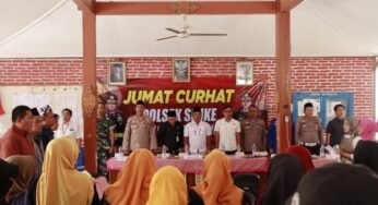 Program Jumat Curhat Sasar Desa Sanetan Kecamatan Sluke Rembang