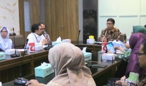 rapat koordinasi lintas sektor yang digelar di ruang rapat Sekretaris Daerah (Sekda) Rembang/rembangkab
