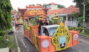 Meriahnya Kirab Pataka Peringatan Hari Kartini ke-146 di Rembang/rembangkab