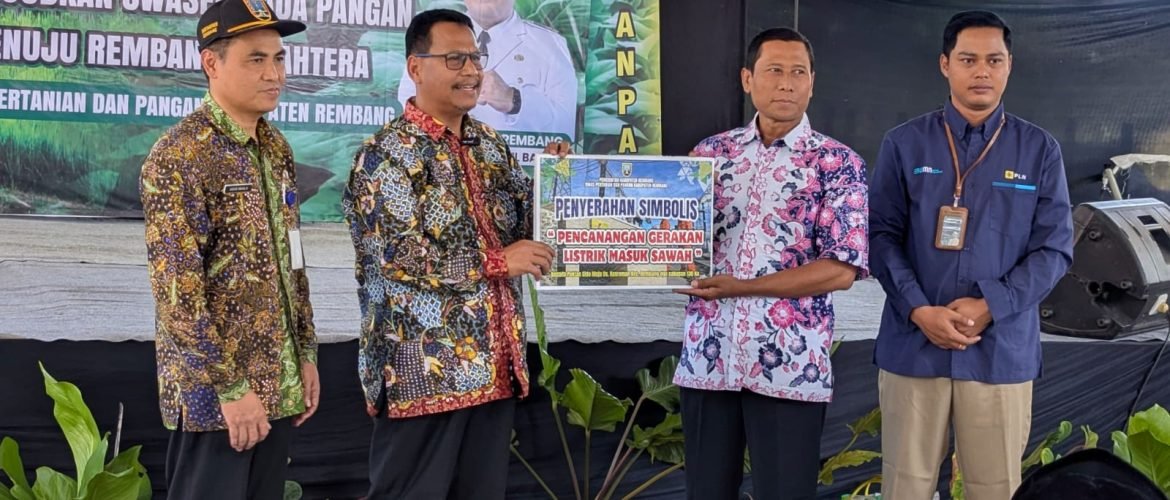 Program Listrik Masuk Sawah Diharapkan Mudahkan Petani /rembangkab