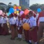 Hari Pertama Sekolah, SD N 4 Kutoharjo Rembang Buka MPLS dengan Cara Unik/Rembangkab