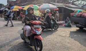 Perbaikan Jalan di Barat dan Selatan Pasar Kota Rembang Selesai Sehari/rembangkab