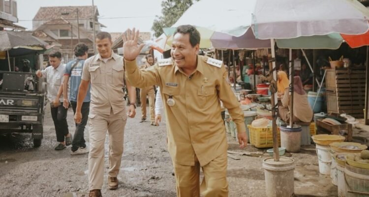 Perbaikan Dua Titik Jalan Sekitar Pasar Kota Rembang Ditarget Selesai Juli /rembangkab