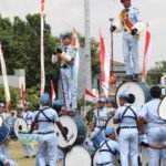 Peringatan HUT ke-80 RI di Rembang Dimeriahkan Penampilan Marching Band /rembangkab