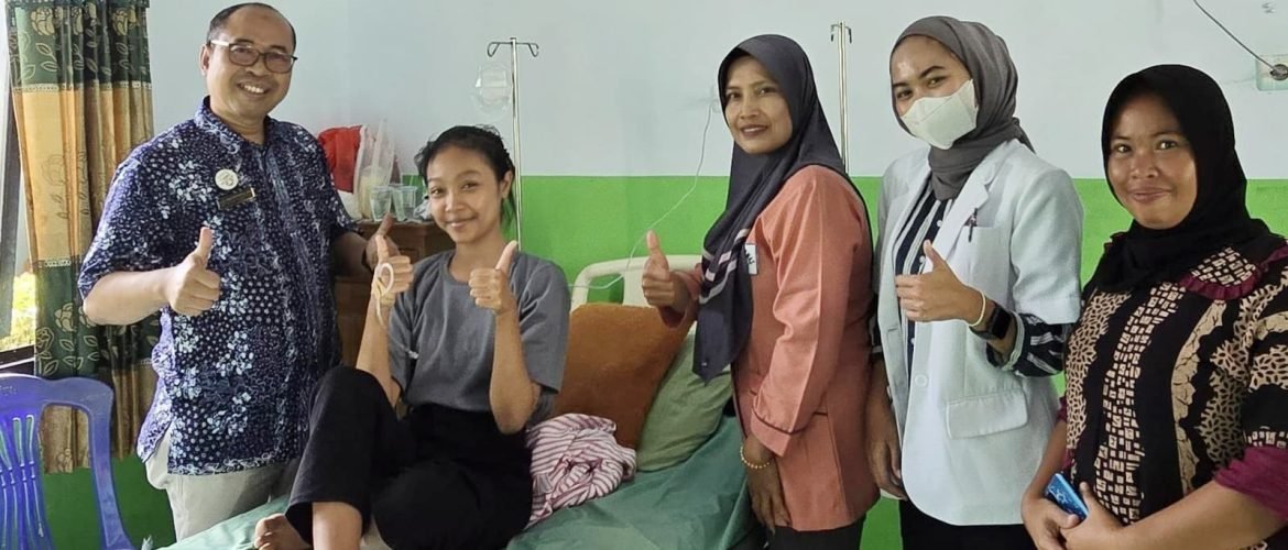 Salah satu korban keracunan Makanan di SMPN 1 Kragan/rembangkab