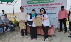 Sebanyak 500 Bibit Pohon Ditanam di Desa Sendangasri Rembang /rembangkab