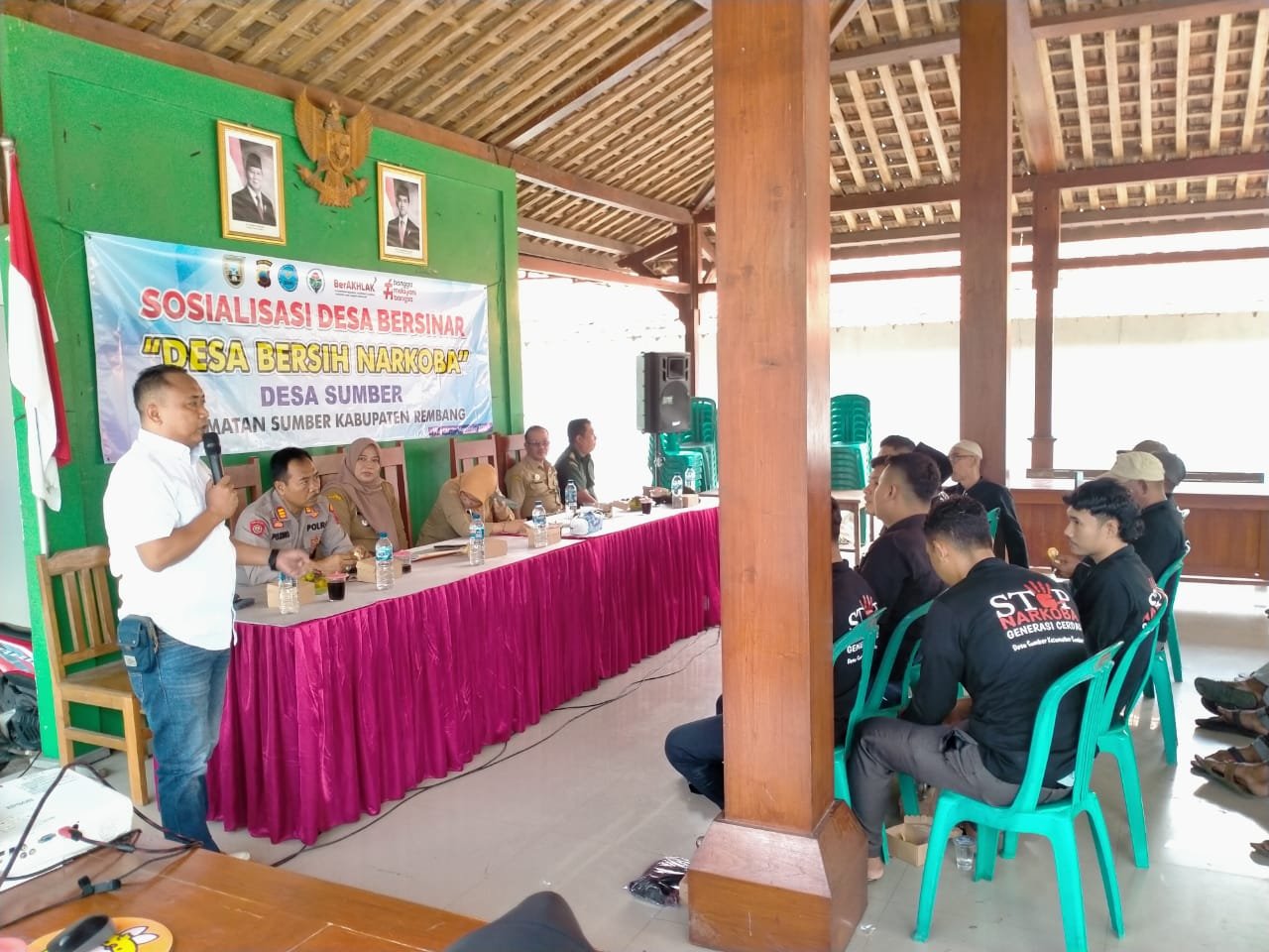 Antisipasi Penyalahgunaan Narkoba, Pembinaan dan Penyuluhan Digelar di Desa Sumber/tribatranews