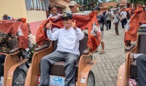 100 Unit Becak Listrik Disalurkan di Rembang/rembangkab