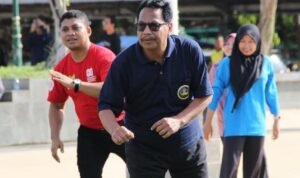 Bupati Rembang, Harno saat senam /rembangkab