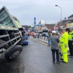 Kronologi Kecelakaan Truk Tronton di Jalan Wonosobo-Kertek/tribatranews