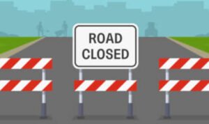 Ilustrasi penutupan jalan/istock Ilustrasi penutupan jalan/istock