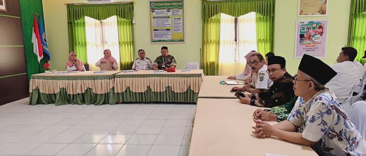 Forum Konsultasi Publik yang digelar oleh Puskesmas Pancur/rembangkab
