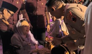 Istri Gus Dur, Ibu Shinta Nuriyah Wahid /polres Rembang