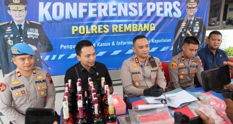 Polres Rembang Berhasil Ungkap Kasus Premanisme hingga Prostitusi dalam Operasi Pekat/Polres Rembang