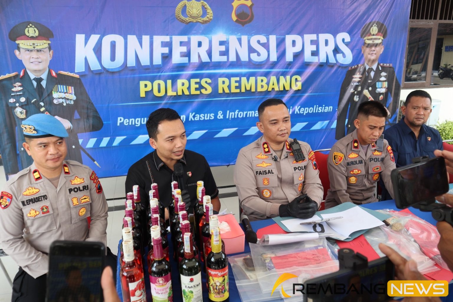 Polres Rembang Berhasil Ungkap Kasus Premanisme hingga Prostitusi dalam Operasi Pekat/Polres Rembang