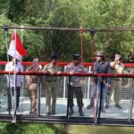 Jembatan Garuda Merah Putih di Kecamatan Sumber Rembang Hubungkan Dua Dusun/rembangkab