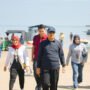 Bupati Rembang Harno telah melakukan peninjauan ke Pantai Karangjahe/rembangkab
