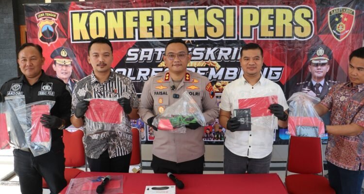 Dua Pencuri Motor di Rembang Diringkus Polisi/humas Polres Rembang